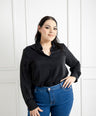 Blusa camisera manga larga