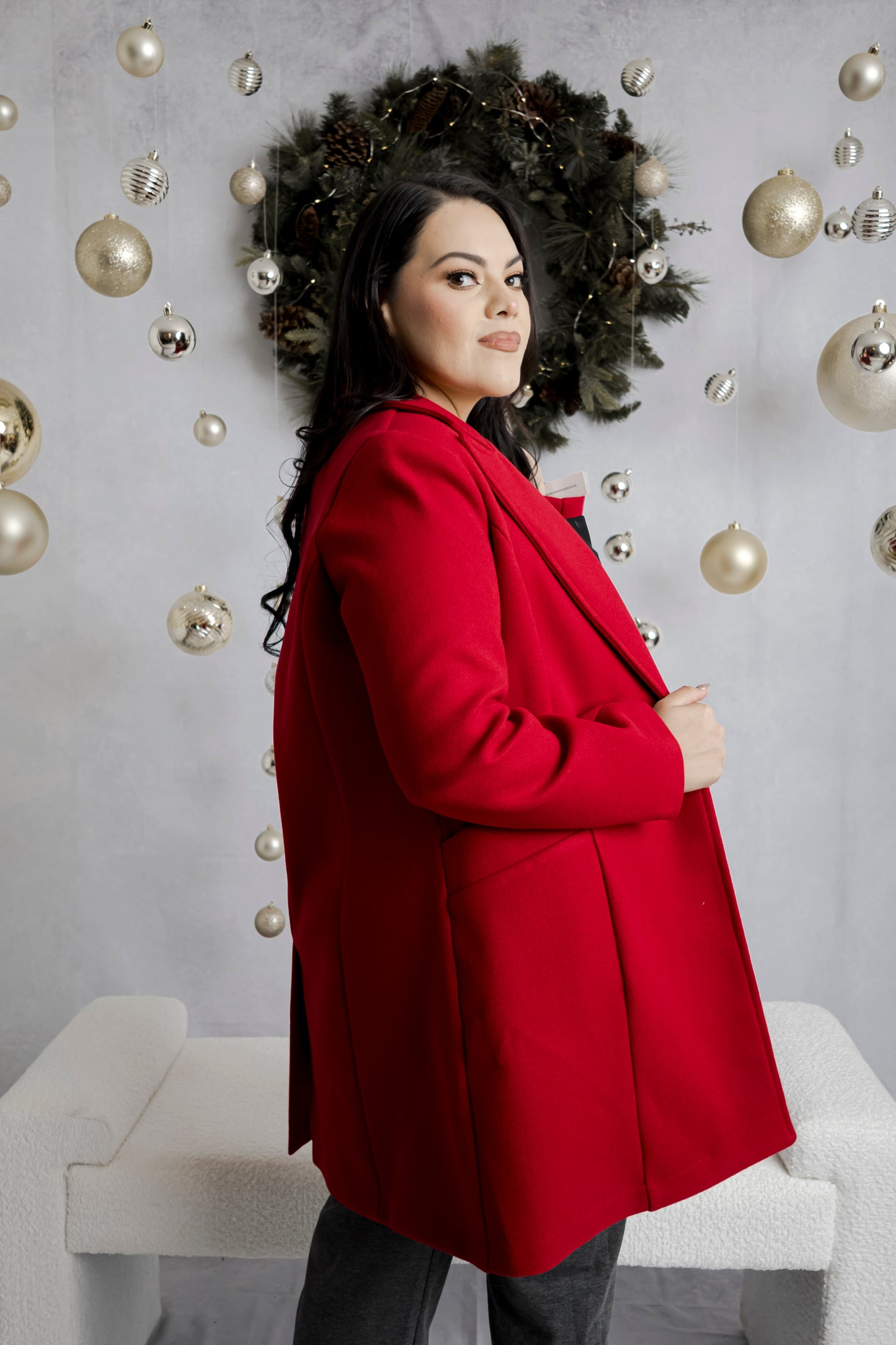 Abrigo Gabardina Con Bolsas