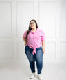 Blusa camisera manga Corta