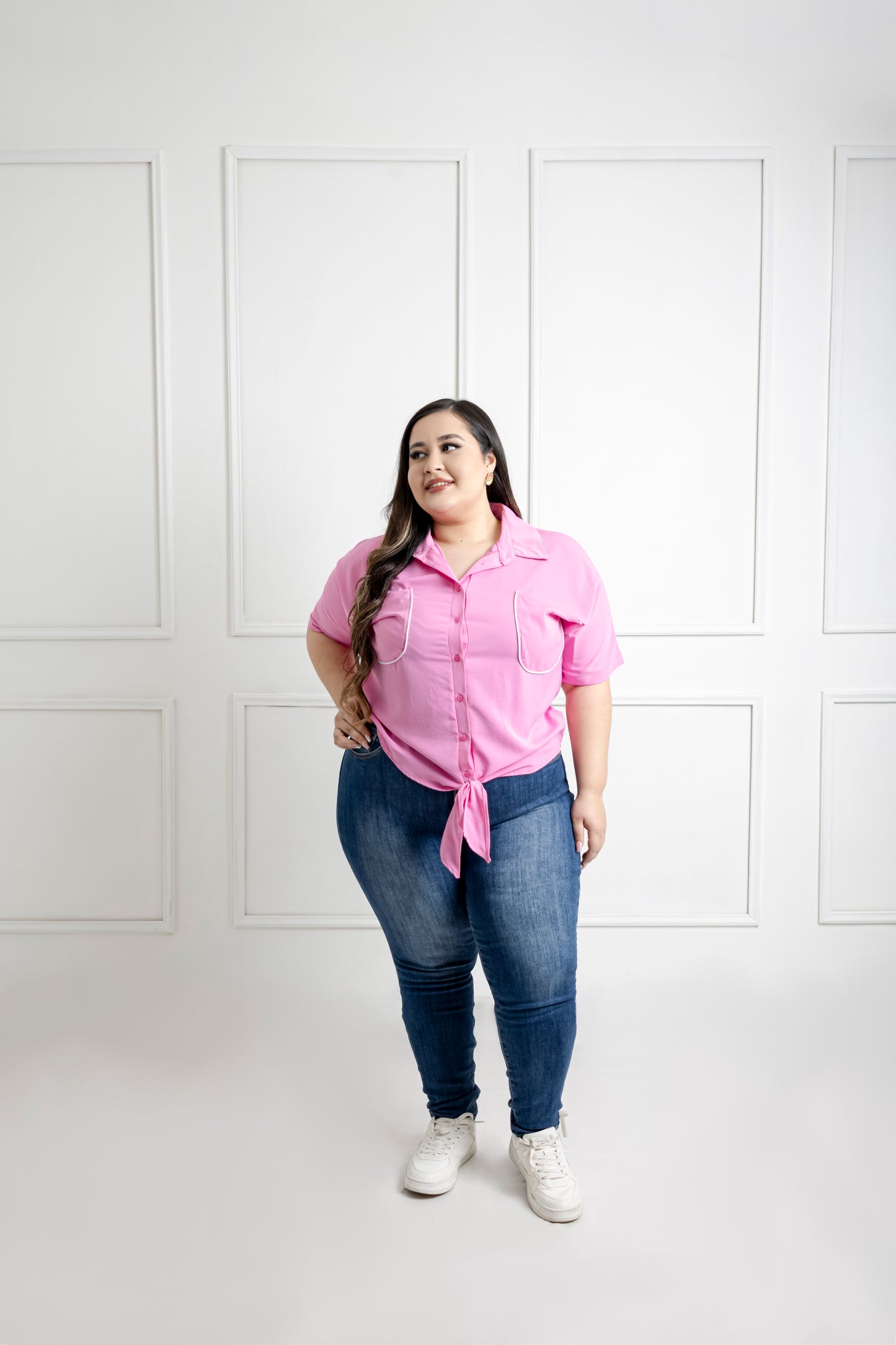 Blusa camisera manga Corta