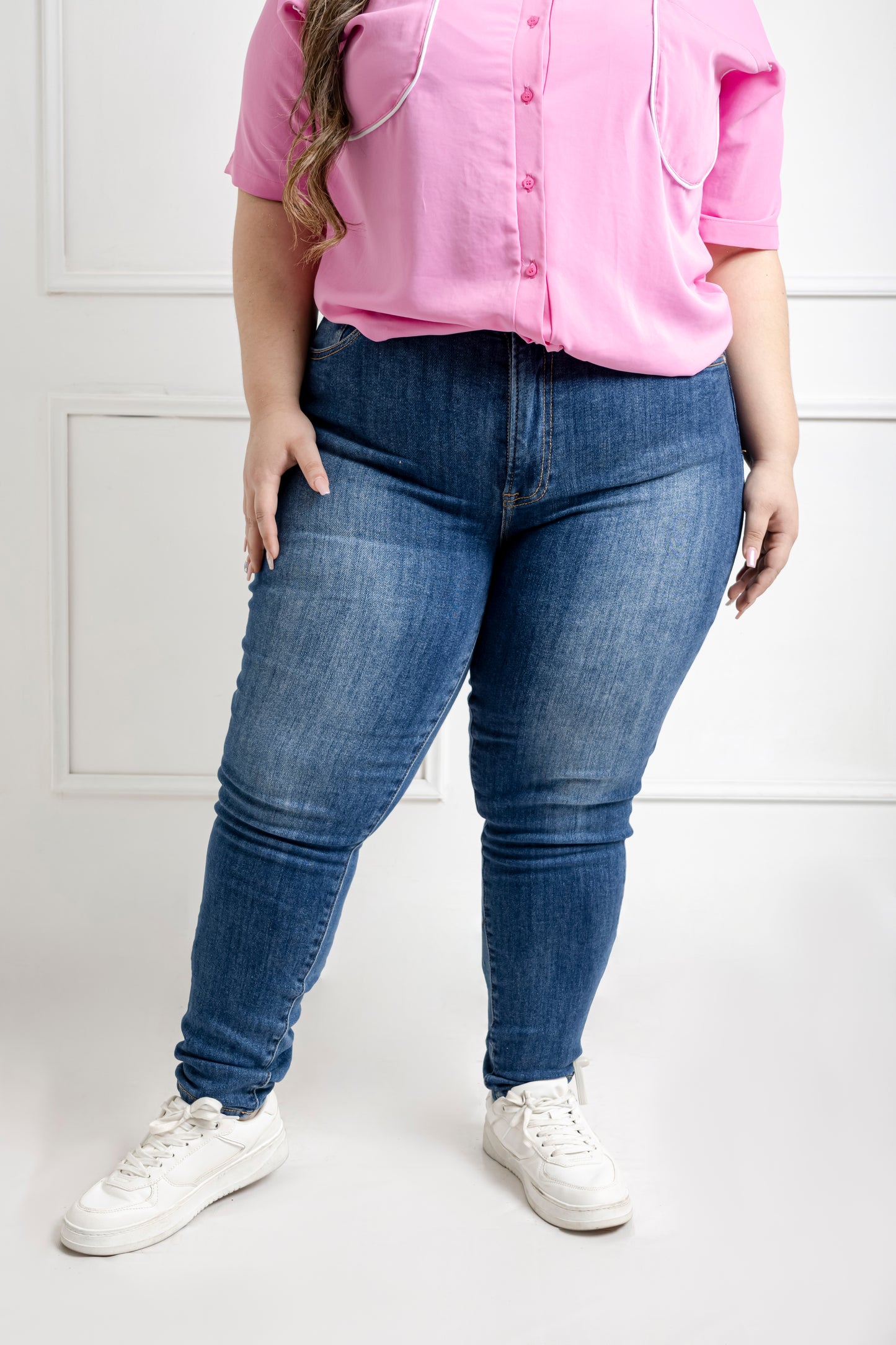 Jeans Skinny Deslavado