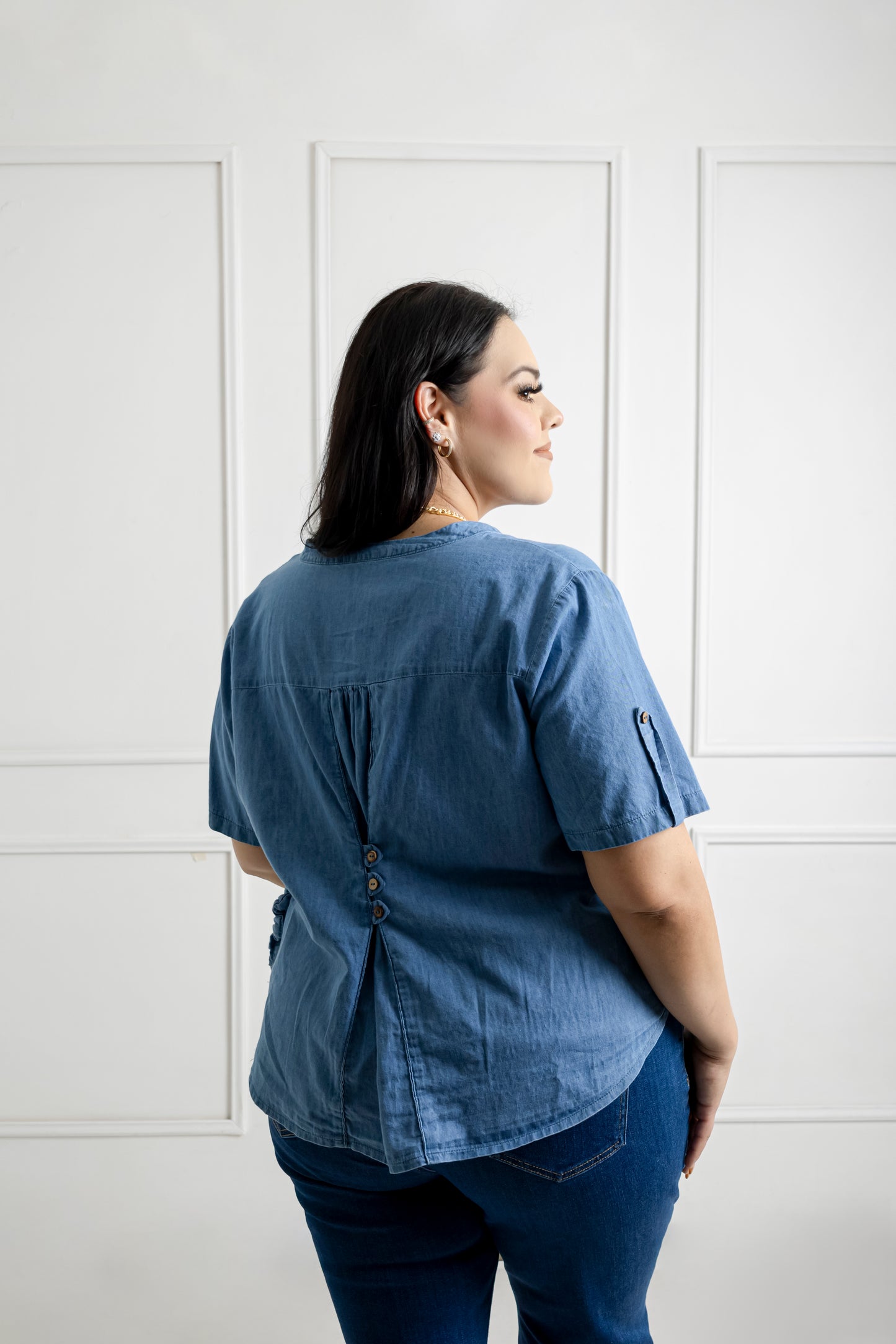 Blusa Mezclilla