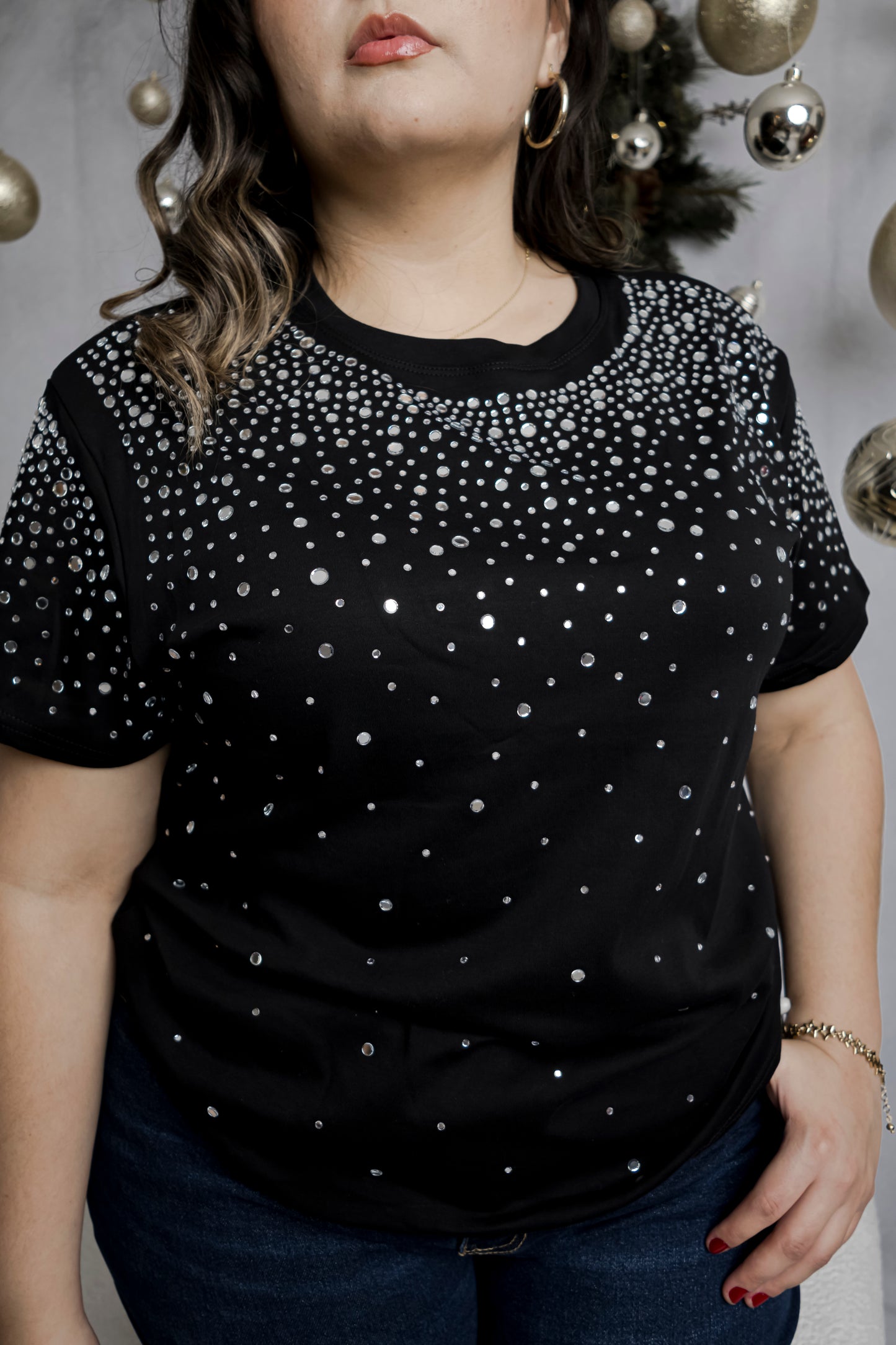 Camiseta Con Aplicaciones