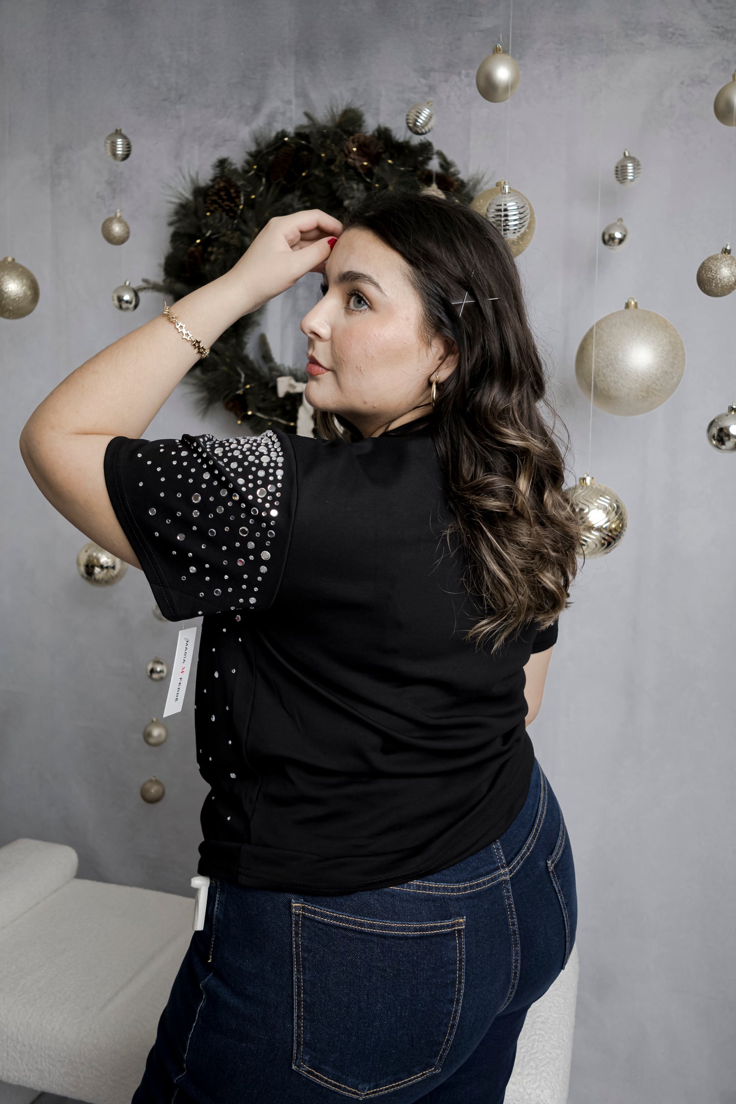 Camiseta Con Aplicaciones