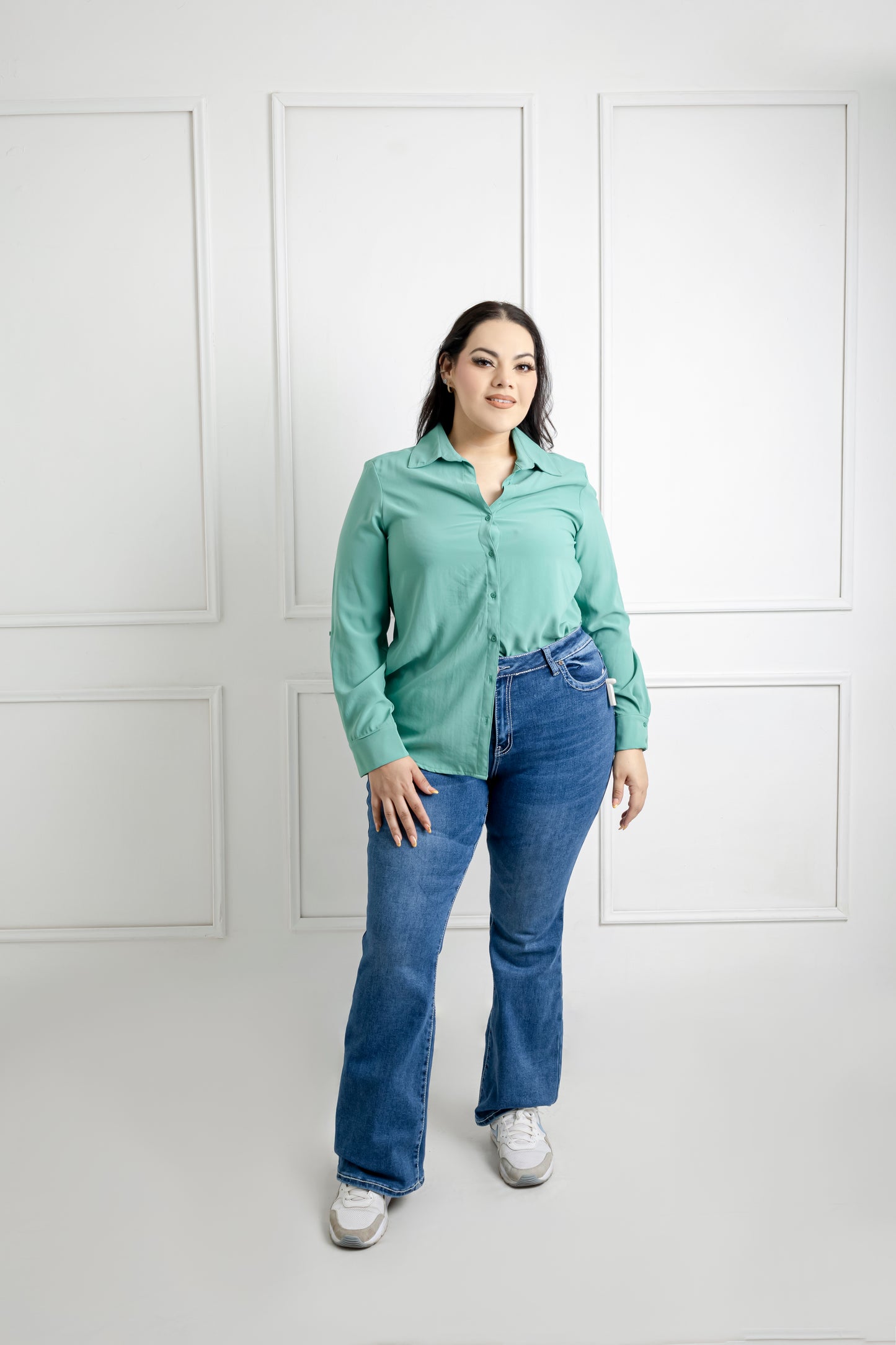 Jeans Mezclilla Flare