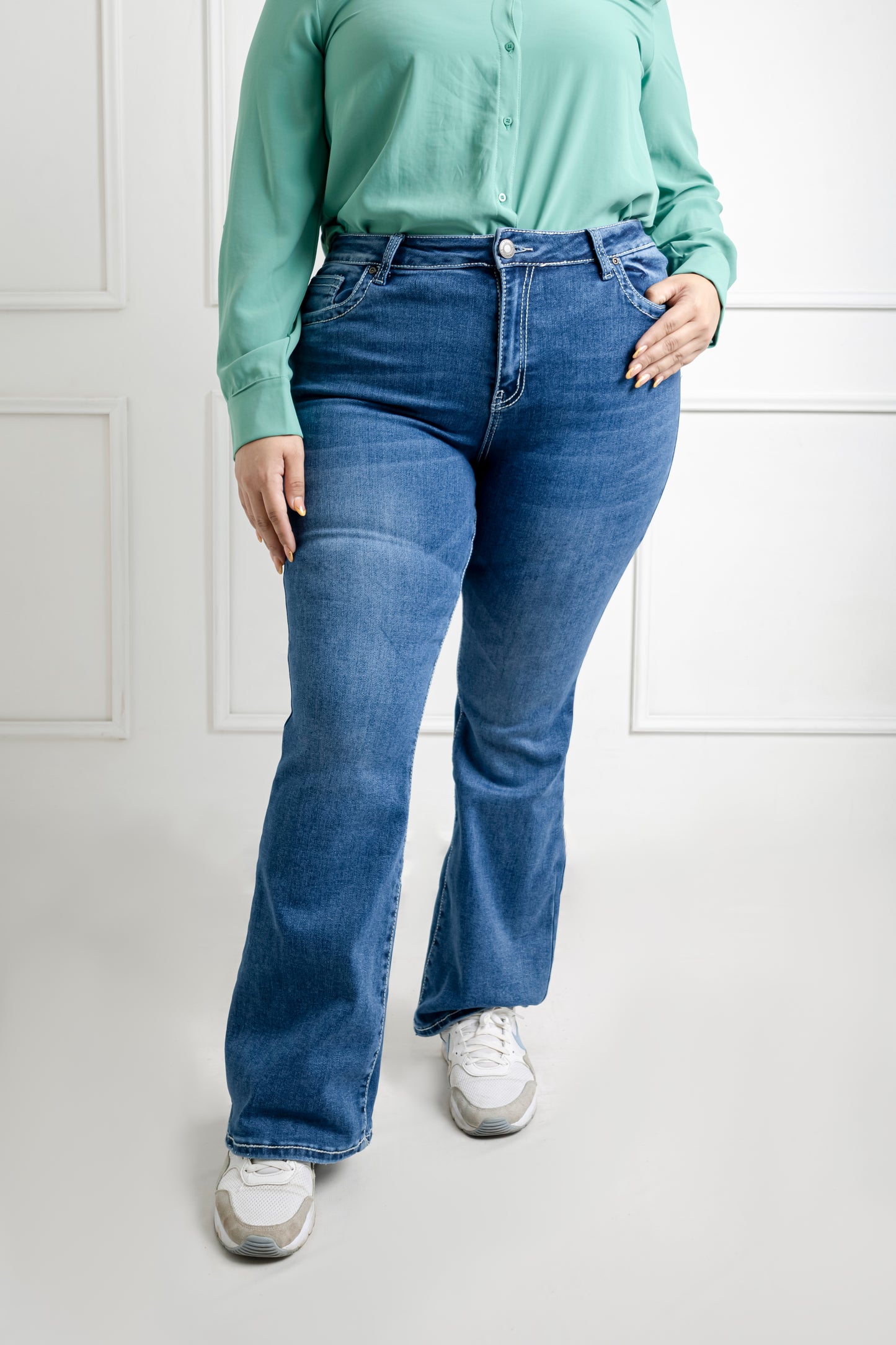 Jeans Mezclilla Flare