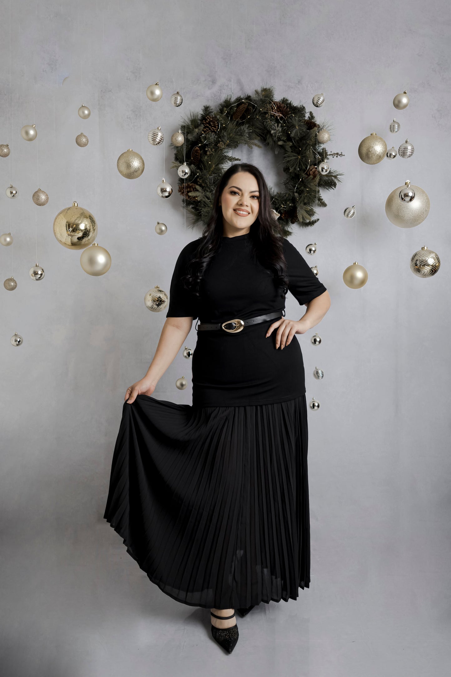 Maxi vestido Con Cinto