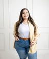 Blusa camisera manga larga
