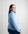 Blusa camisera manga larga