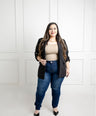 Jeans Skinny Tiro Alto