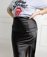 Falda En Satin Lisa