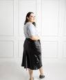 Falda En Satin Lisa