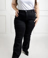 Jeans Corte Recto Negro