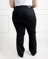 Jeans Corte Recto Negro