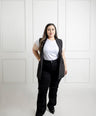 Chaleco Vestir Liso Moda