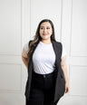 Chaleco Vestir Liso Moda