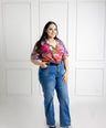 Blusa Camisera Estampada