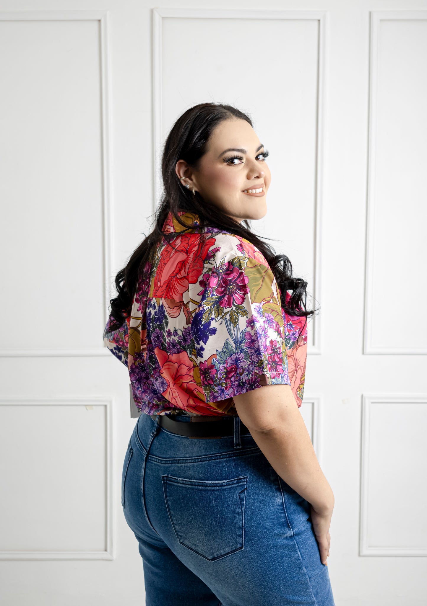 Blusa Camisera Estampada