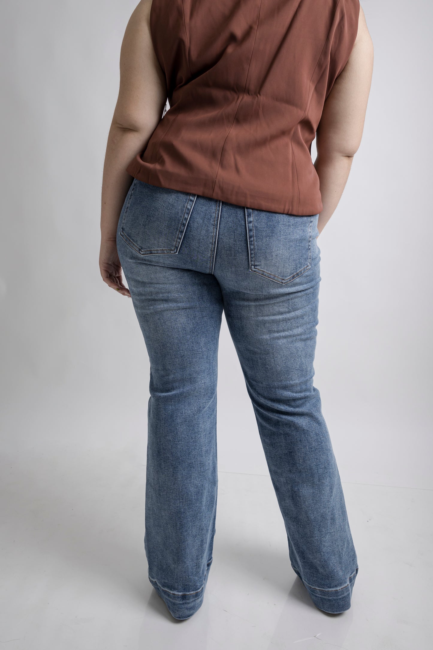 Jeans Corte Flare Claros