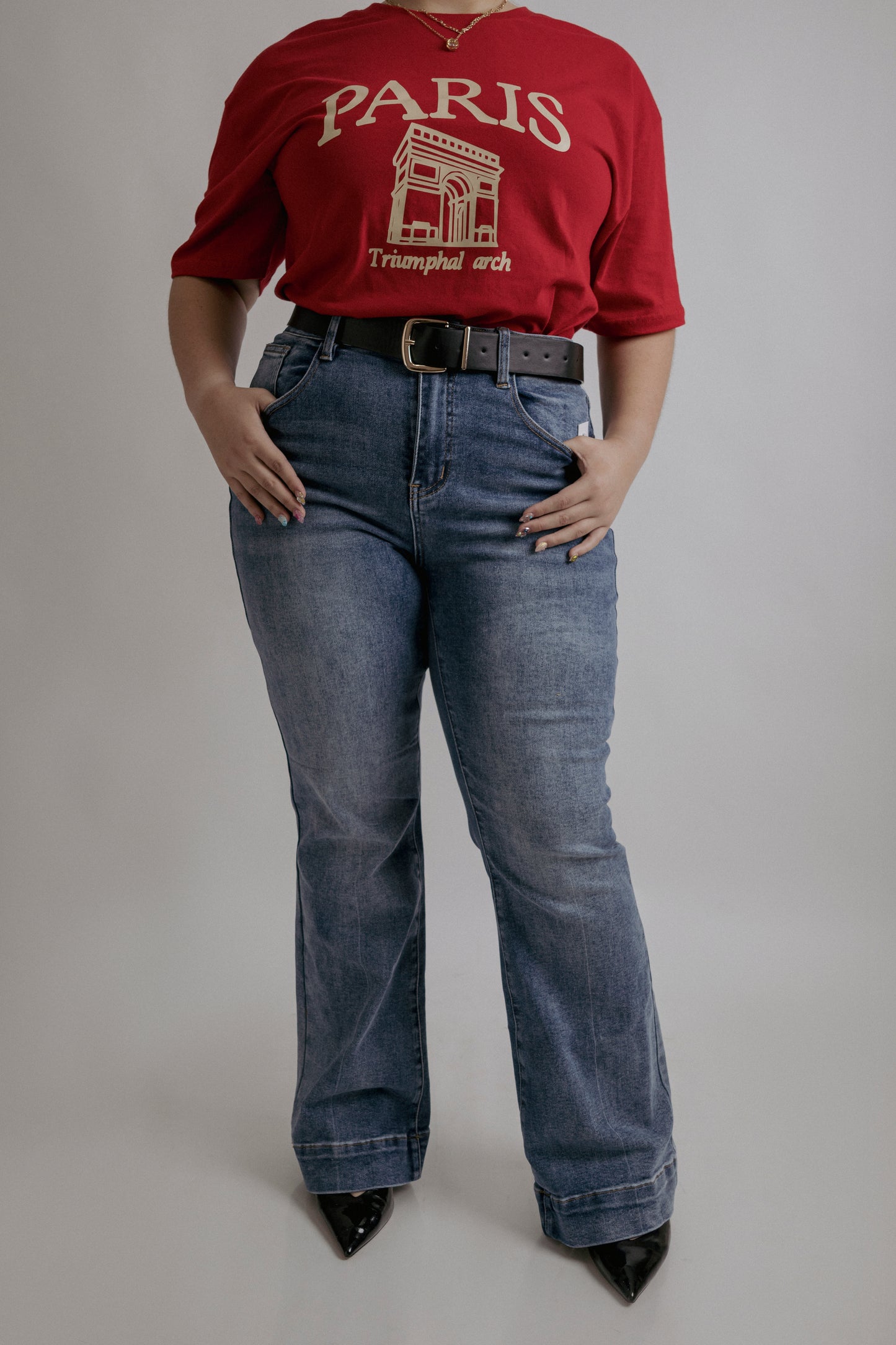 Jeans Corte Flare Claros