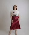 Falda En Satin