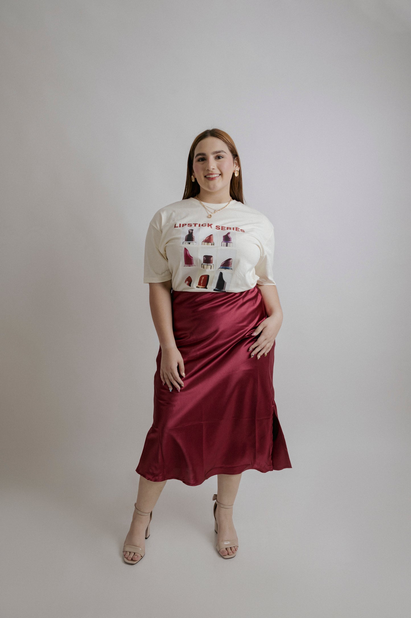Falda En Satin