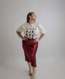 Camiseta Estampada Lipstick