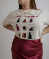 Camiseta Estampada Lipstick