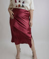 Falda En Satin