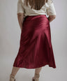 Falda En Satin