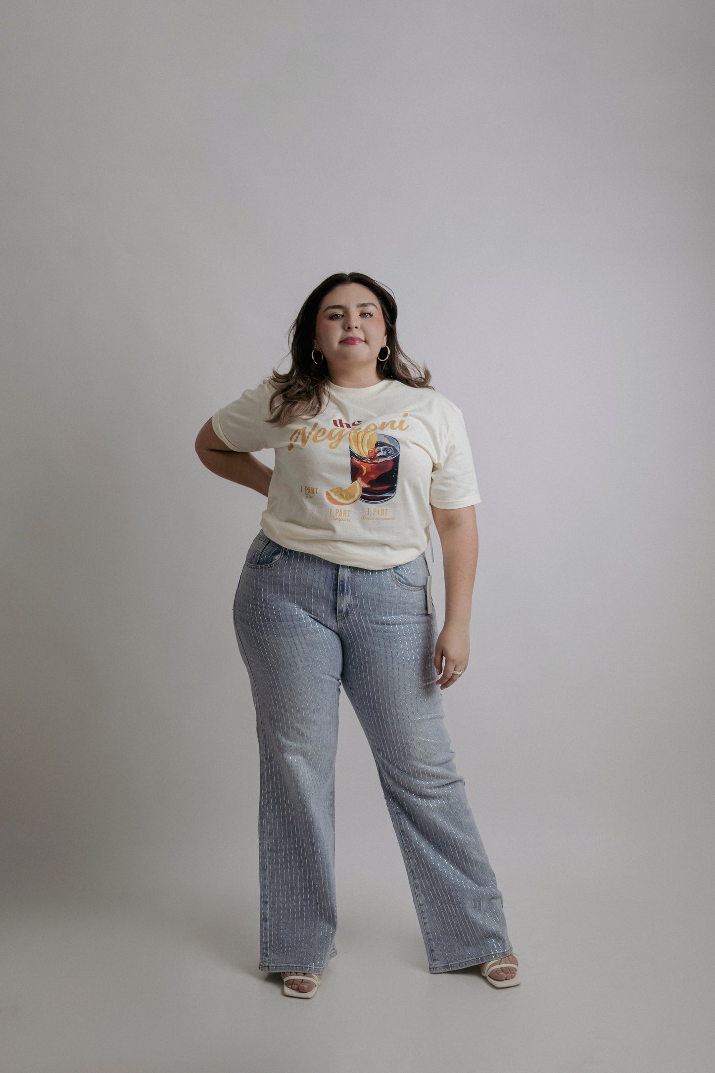 Jeans Flare Piedras