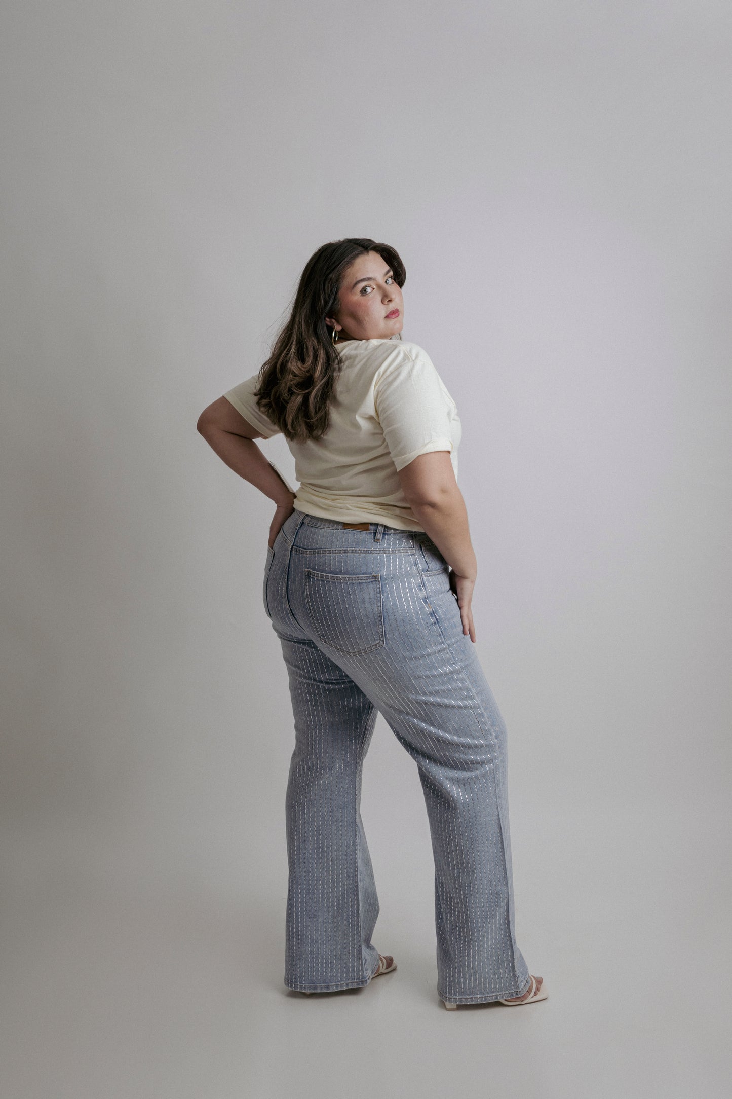 Jeans Flare Piedras