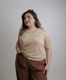 Blusa Básica Largo Perfecto Cuello V