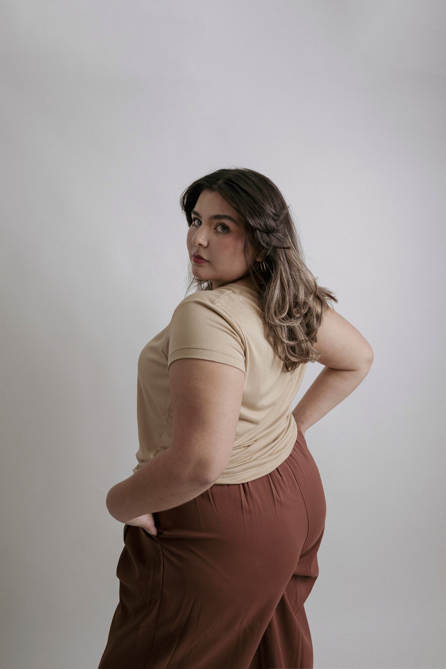 Blusa Básica Largo Perfecto Cuello V