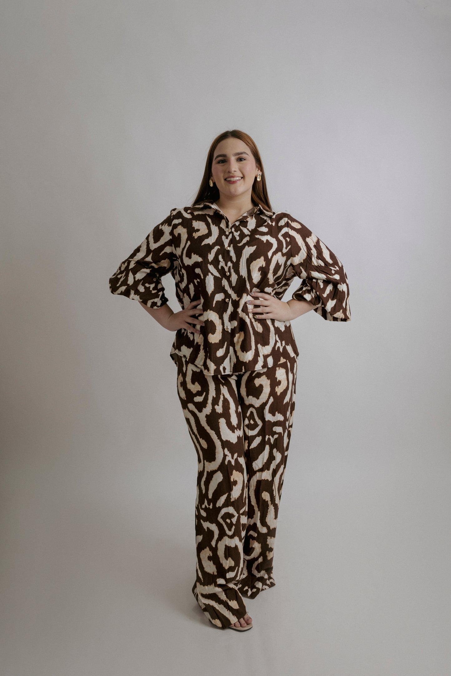 SET BLUSA Y PANTALON ESTAMPADO