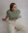 Blusa Básica Cuello Redondo