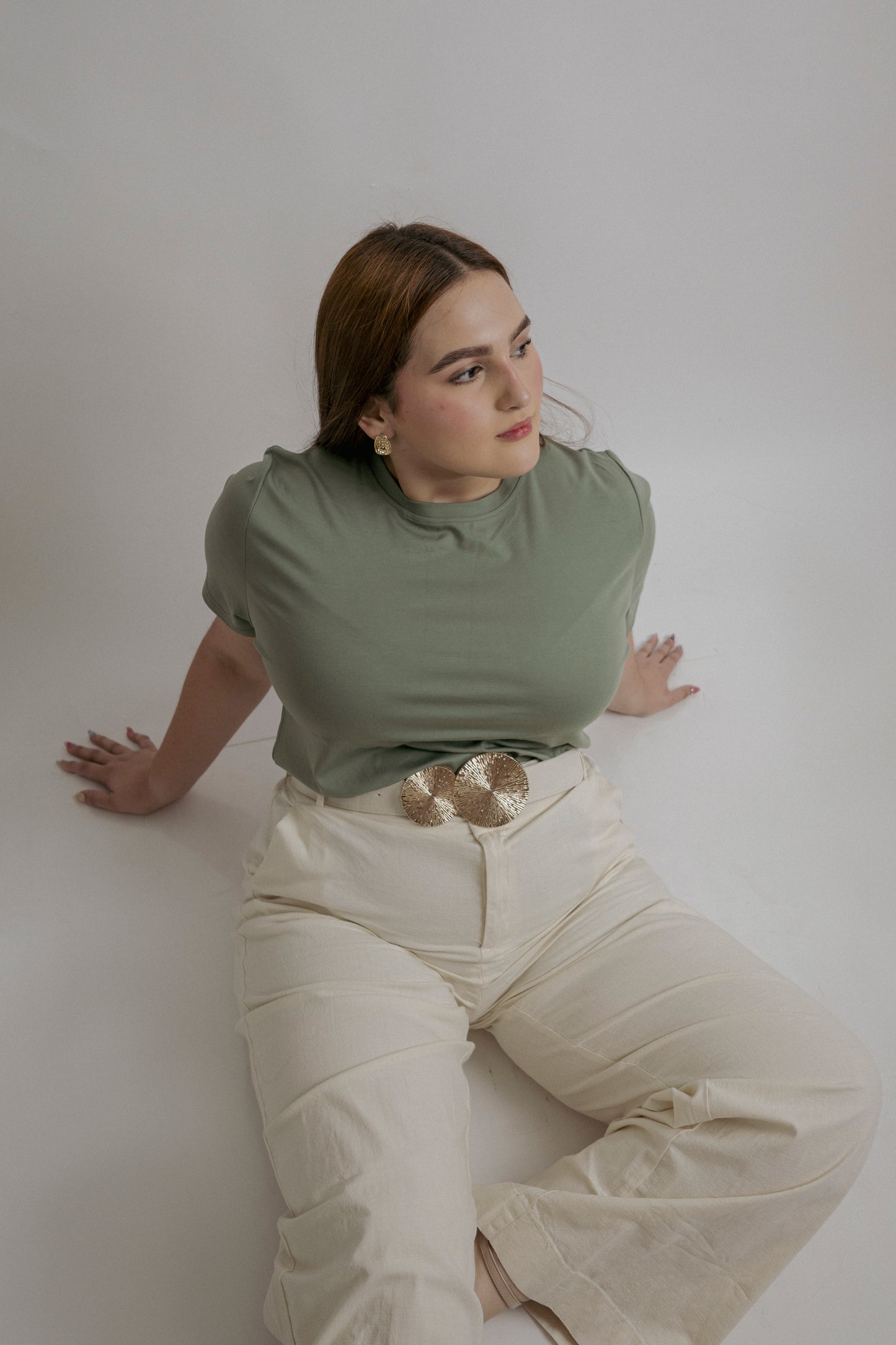 Blusa Básica Cuello Redondo