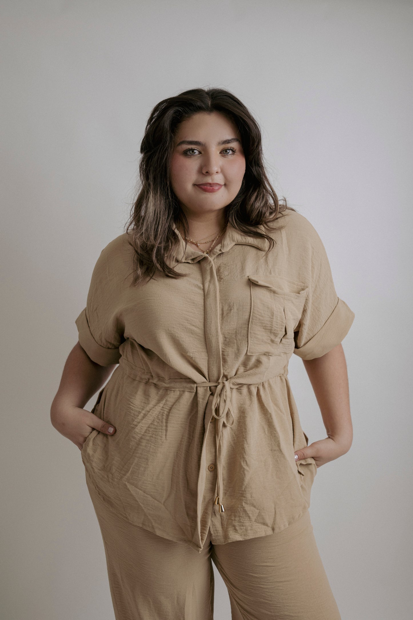 Set De Blusa Manga corta  y Pantalón