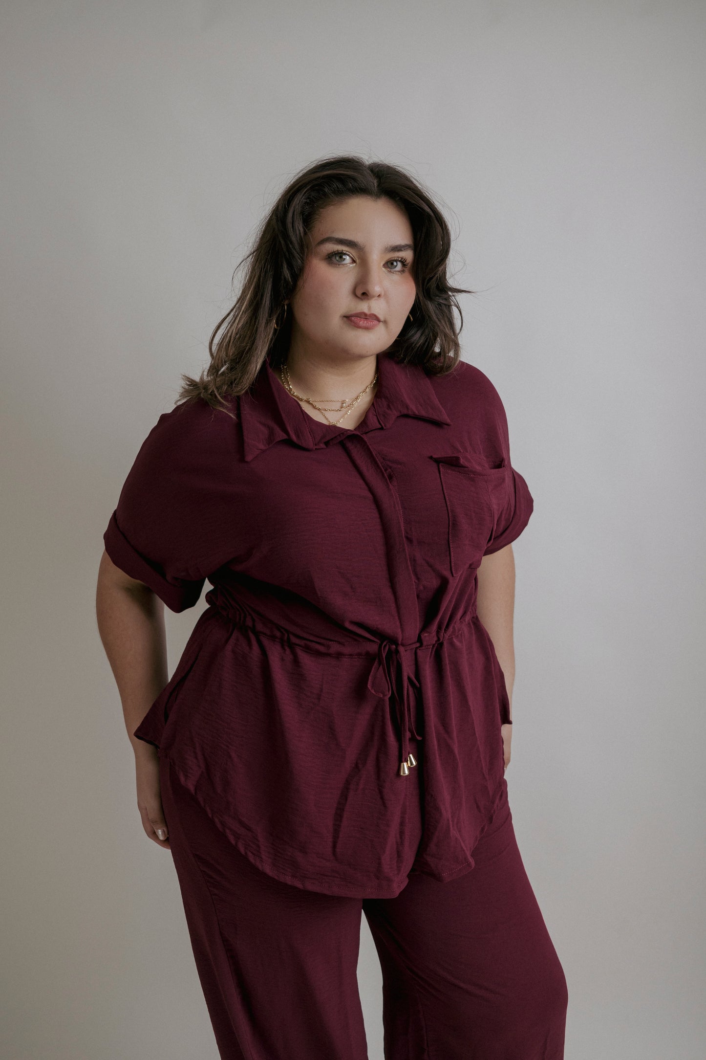 Set De Blusa Manga corta  y Pantalón