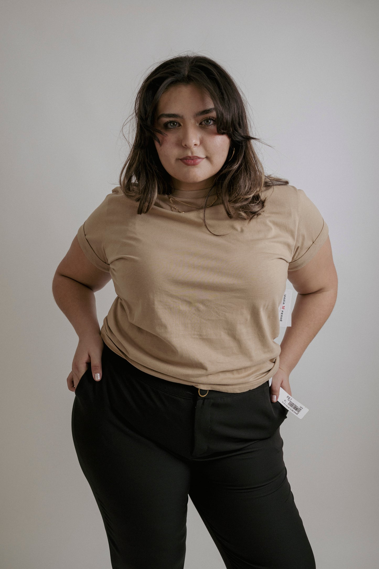 Blusa Básica Cuello Redondo