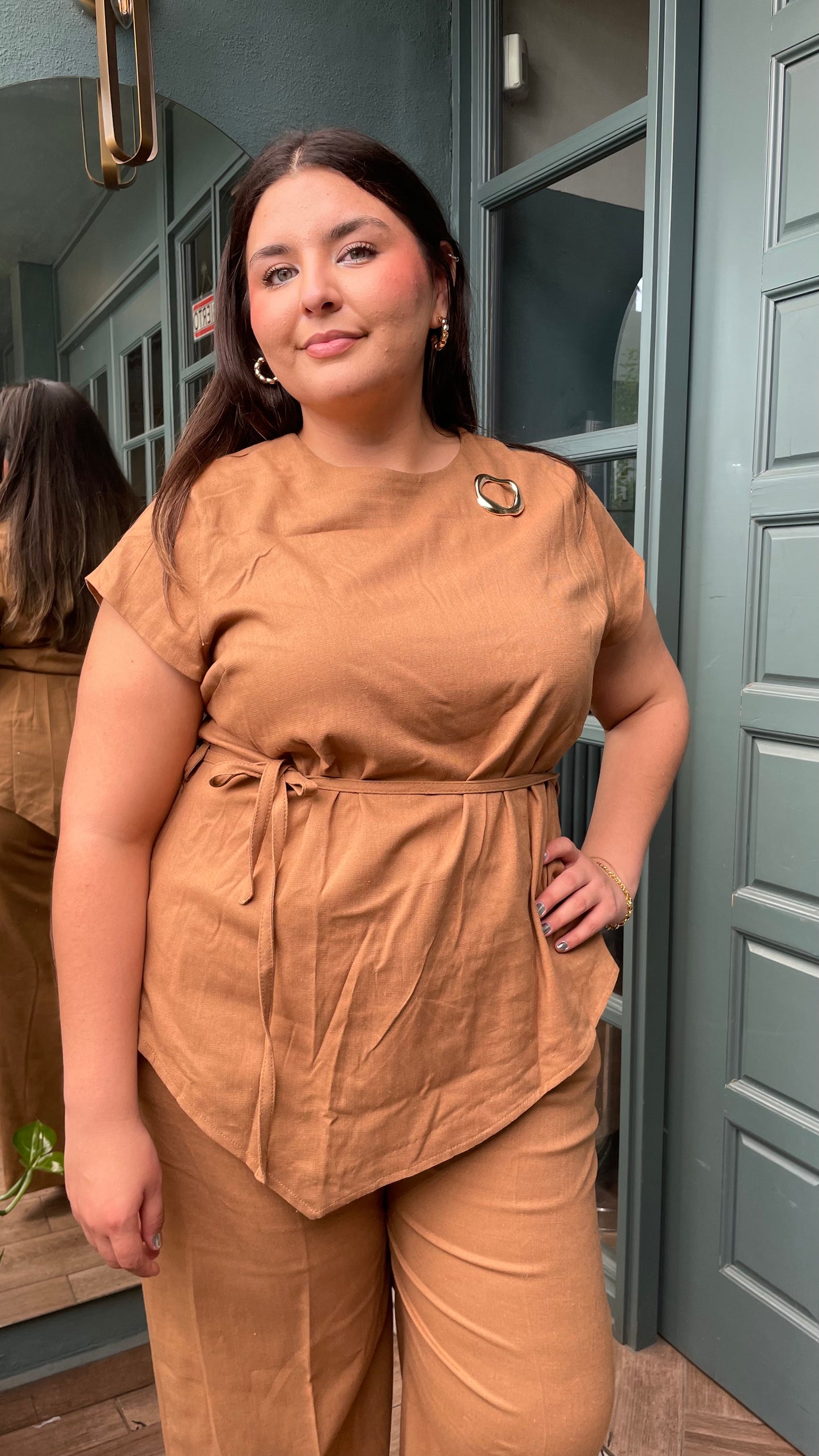 Conjunto De Pantalon Asimetrico