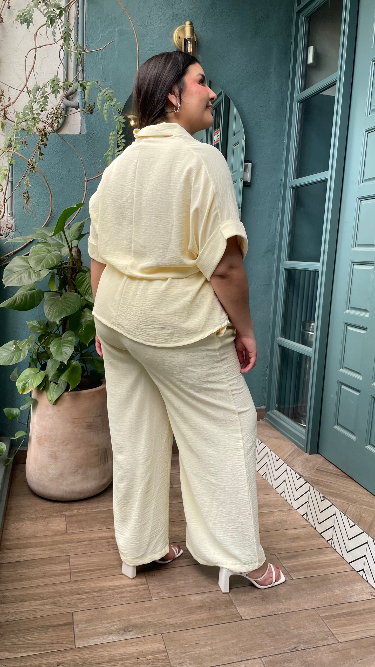Set De Pantalón Con Lazo