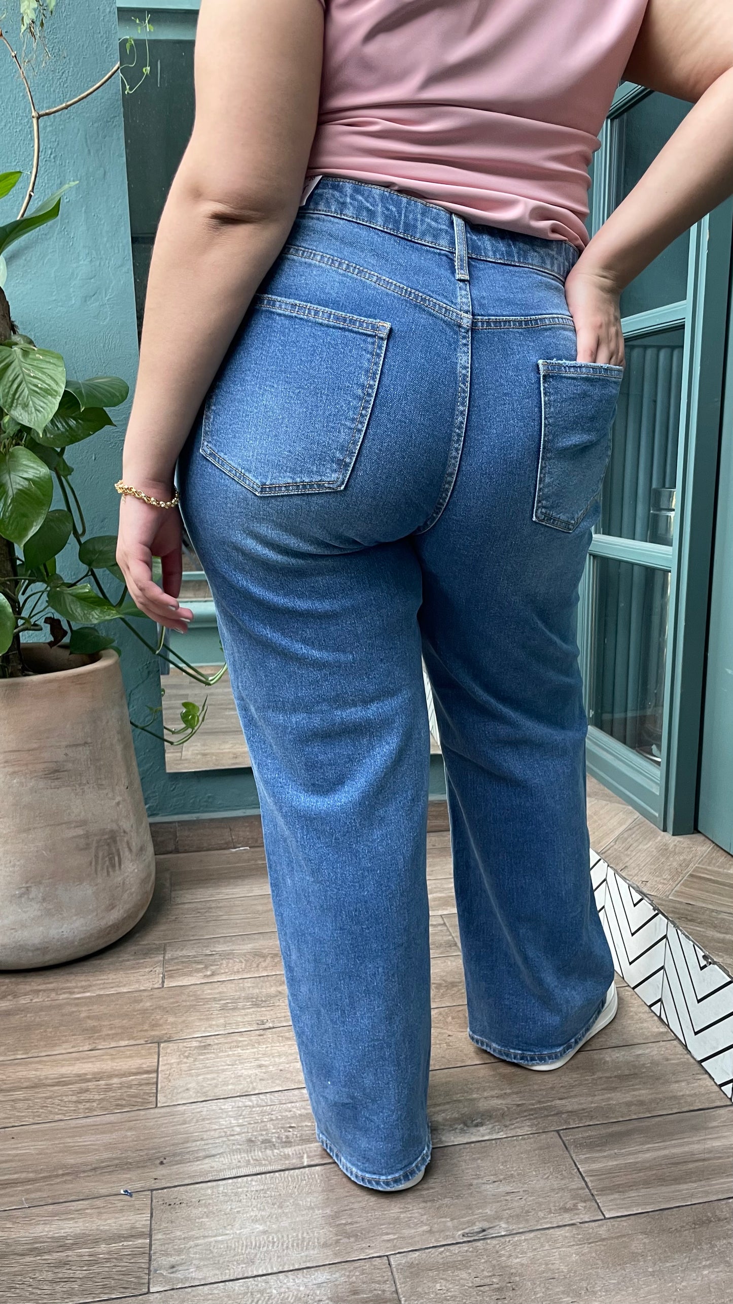 Jeans Mezclilla Wide