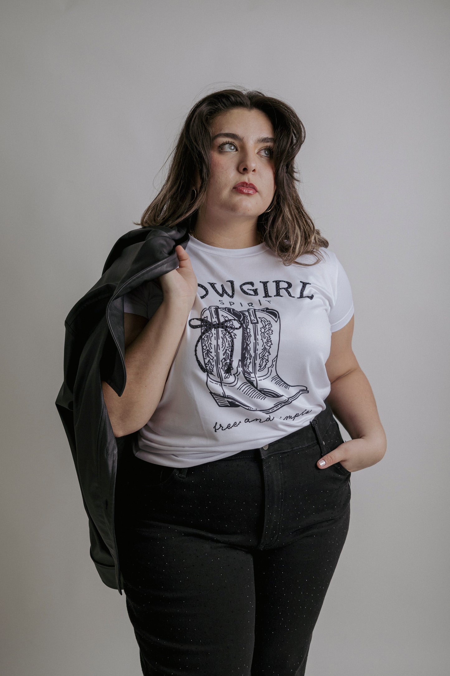 Camiseta Estampada Cow Girl