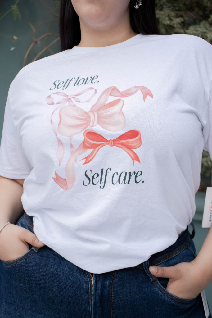 Camiseta Estampada Self Care