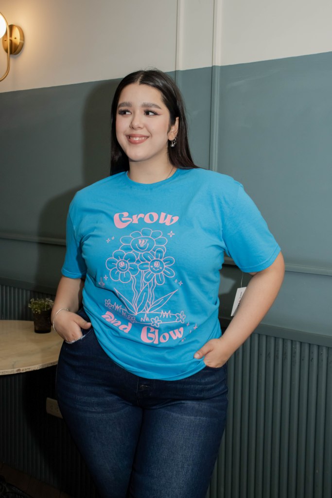 Camiseta Estampada Grow and Glow