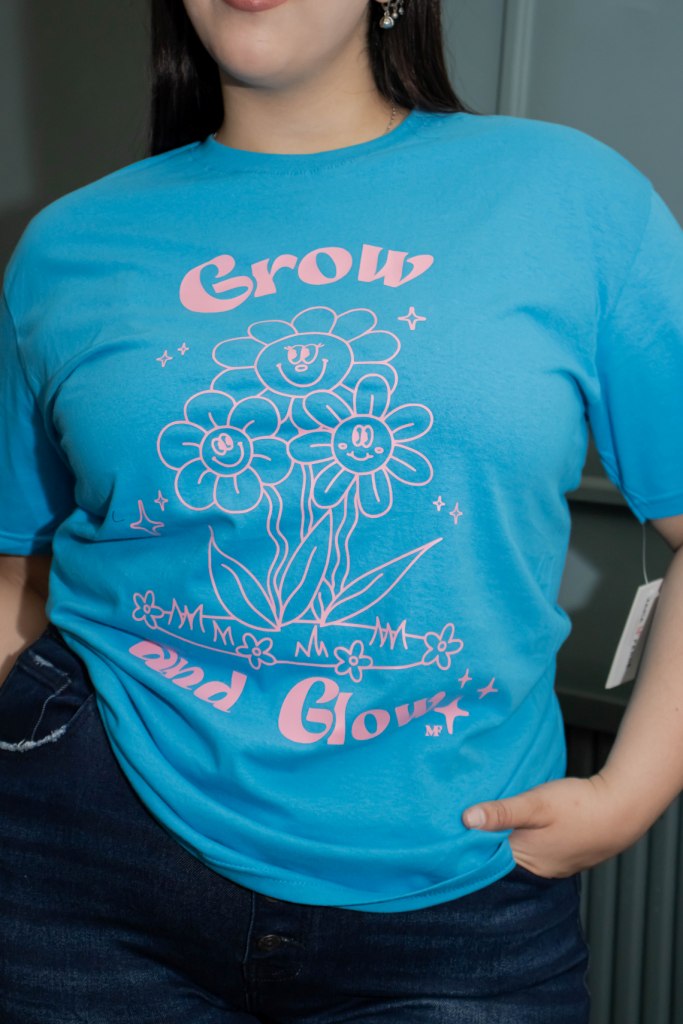 Camiseta Estampada Grow and Glow