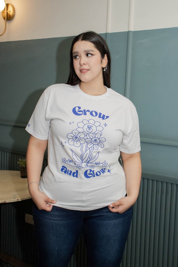 Camiseta Estampada Grow and Glow