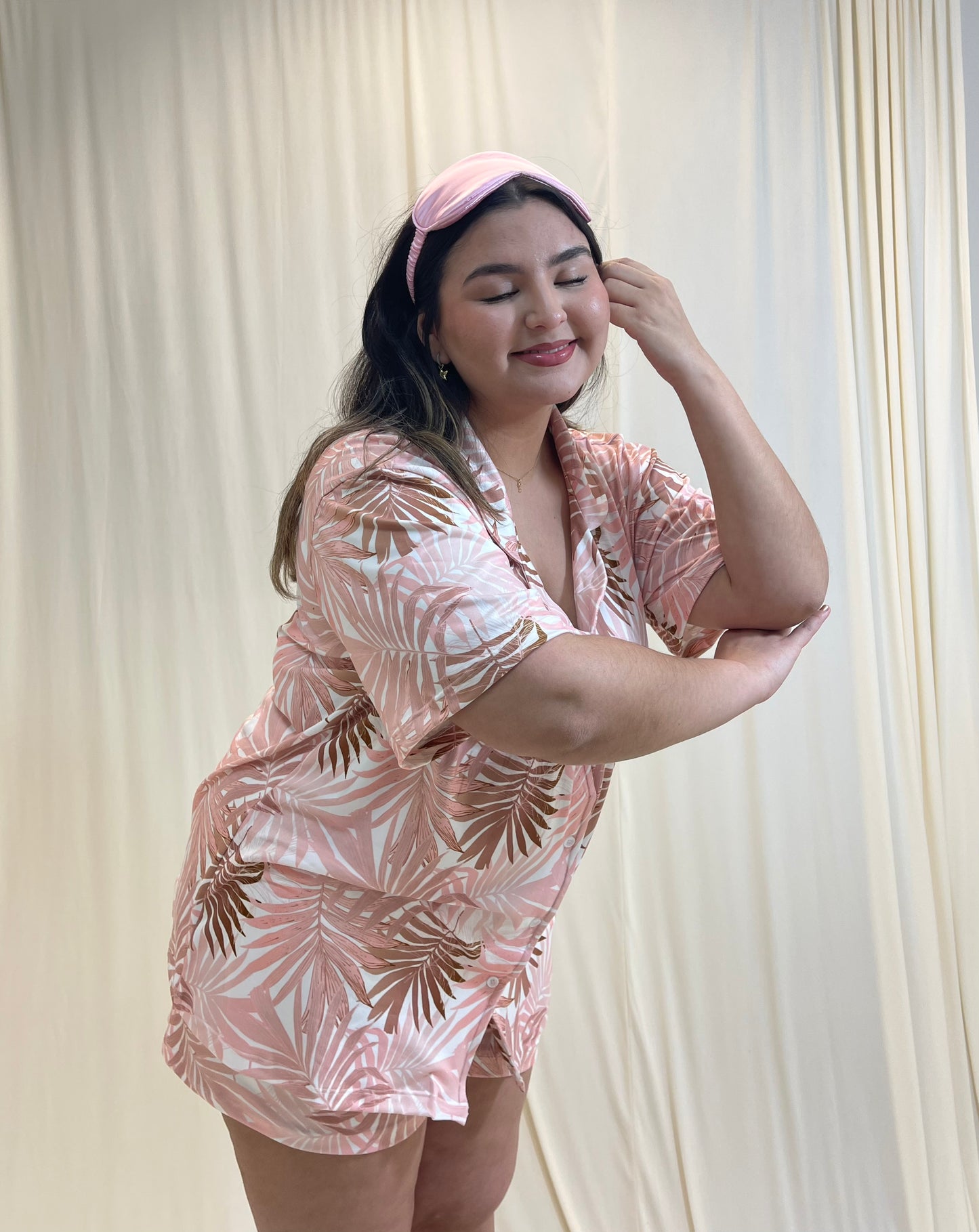 Pijama De Blusa Camisera y Short