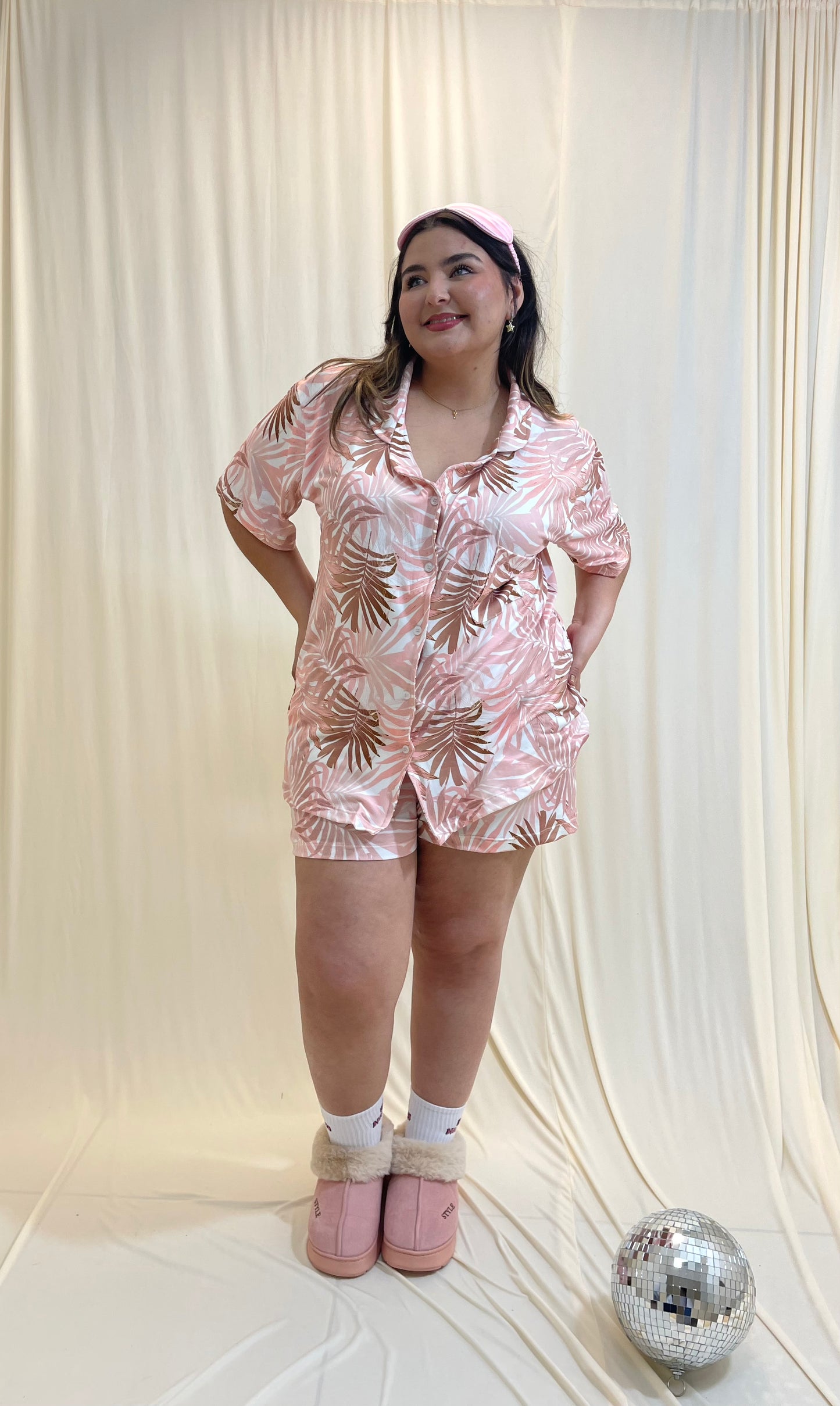 Pijama De Blusa Camisera y Short